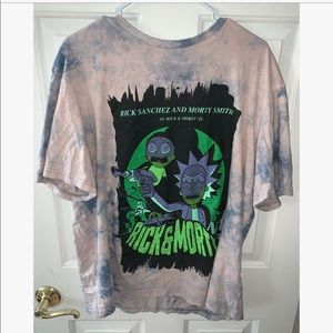Rick & morty tye die tshirt